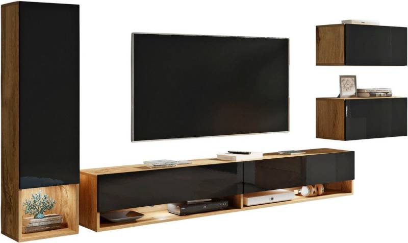 INOSIGN Wohnwand Amadeo, (Set, 4-St) von INOSIGN