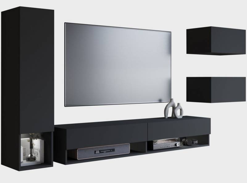 INOSIGN Wohnwand Amadeo, (Set, 4-St) von INOSIGN
