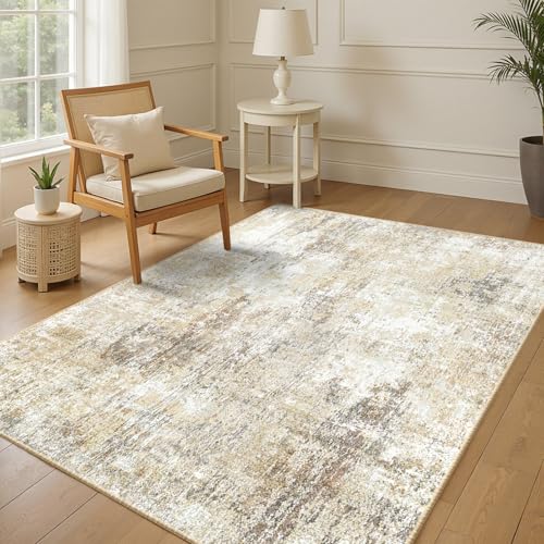 INOVADAY Abstrakt Teppich 120x180 cm Braun/Grau von INOVADAY