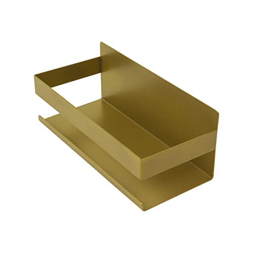 Duschregal, selbstklebend, für Badezimmer, Eckregal, Organizer, Küchenregal, Regal für Küche, Gewürzregal (Gold) von INOXLM LAVORAZIONI INOX