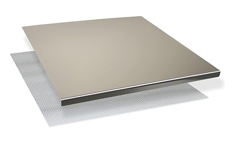 INOXLM Schneidebrett Edelstahl zum Kneten, Edelstahl Arbeitsplatte aus verschiedene Größen, für Küche, Bar, Restaurants, knetbrett edelstahl mit schneidebrett ständer INOXLM Schneidebrett Edelstahl zum Kneten, Edelstahl Arbeitsplatte aus verschiedene Größen, für Küche, Bar, Restaurants, knetbrett edelstahl mit schneidebrett ständer von INOXLM