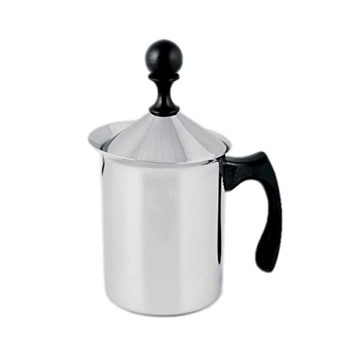 INOXPRAN 8200 Cappuccino Creamer, Legierter Stahl, grau, 7x7x24 cm von INOXPRAN