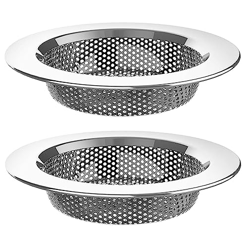 Abflusssieb 2er Set, 112mm Spüle Sieb, Sieb Edelstahl Waschbecken, Siebkörbchen Spüle, Abfluss Sieb, Küchen spüle Dusche Abfluss Sieb, Verhindern Verstopfung Abflusssieb 2er Set, 112mm Spüle Sieb, Sieb Edelstahl Waschbecken, Siebkörbchen Spüle, Abfluss Sieb, Küchen spüle Dusche Abfluss Sieb, Verhindern Verstopfung von INPLUSTOP