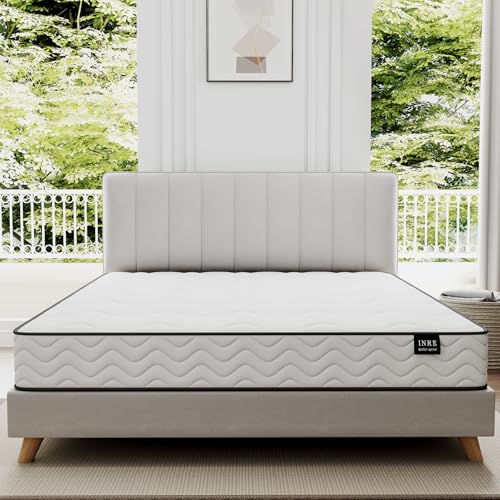 INRE Matratze 140 x 200 cm – Dicke 22 cm – unabhängige Taschenfederkernmatratze – Unterstützung 7 ergonomische Zonen – weich und atmungsaktiv – milbendicht – hypoallergen – Öko-TEX Zertifiziert INRE Matratze 140 x 200 cm – Dicke 22 cm – unabhängige Taschenfederkernmatratze – Unterstützung 7 ergonomische Zonen – weich und atmungsaktiv – milbendicht – hypoallergen – Öko-TEX Zertifiziert von INRE