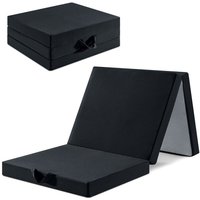 Klappmatratze 120x195x10 cm INRE - Polyurethanschaum - Klappbare Futonmatratze - Gästematratze für Schlafsofa - Reisematratze - Rutschfester, von INRE