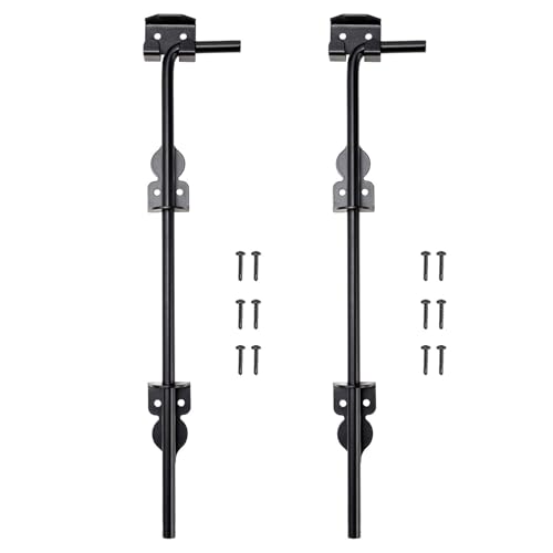 2pieces Praktische 12 Zoll Quadrat Drop Rohrrohr Rohrschrauben Für Doppeltürsicherheit Und Winddicht Außenbereich Täglich Verwenden Tragbare Robuste Rohrschrauben von INSEOWI