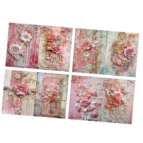 8 Blatt A 5 Scrapbook Papier Blumen Dekorative Scrapbooking Journal Supplies für Kartenherstellung Dekorative Scrapbook Blumen für Fotoalbum Karte 8 Blatt A 5 Scrapbook Papier Blumen Dekorative Scrapbooking Journal Supplies für Kartenherstellung Dekorative Scrapbook Blumen für Fotoalbum Karte von INSEOWI