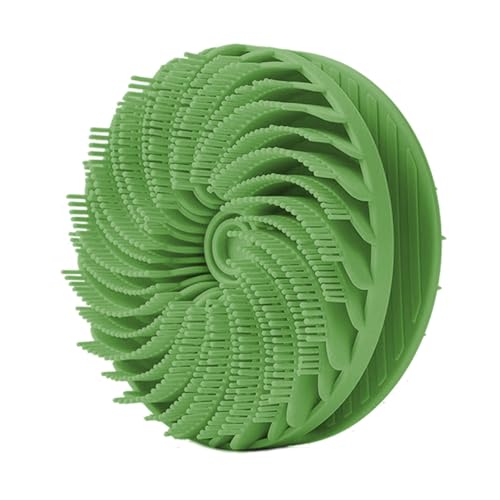 Doppelseitige Duschbürste für Körper und Kopfhaut, schnell trocknendes Silikon-Design, Körperschrubber für empfindliche Haut von INSEOWI