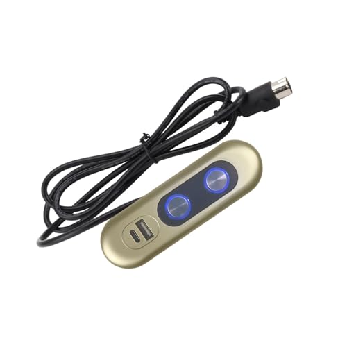 Elektrische Liegestuhlschalter, 2 Tasten, Steuerschalter mit USB-Lade-Schnittstellen, Power-Liegestuhl-Controller, Stuhlheber-Controller Elektrische Liegestuhlschalter, 2 Tasten, Steuerschalter mit USB-Lade-Schnittstellen, Power-Liegestuhl-Controller, Stuhlheber-Controller von INSEOWI