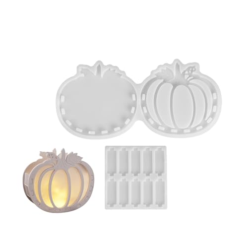 Halloween-Silikonform, Lampe, Silhouetten, Formen für Schmuck, Seife, mit leicht zu lösendem Design, Kürbiskorb, Silikonform Halloween-Silikonform, Lampe, Silhouetten, Formen für Schmuck, Seife, mit leicht zu lösendem Design, Kürbiskorb, Silikonform von INSEOWI