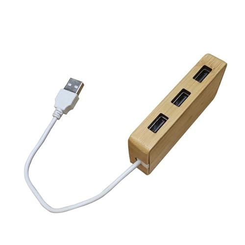 Holz USB C Erweiterungskabel Splitteradapter Für Laptops Tastaturen Ladestyp C Dock von INSEOWI