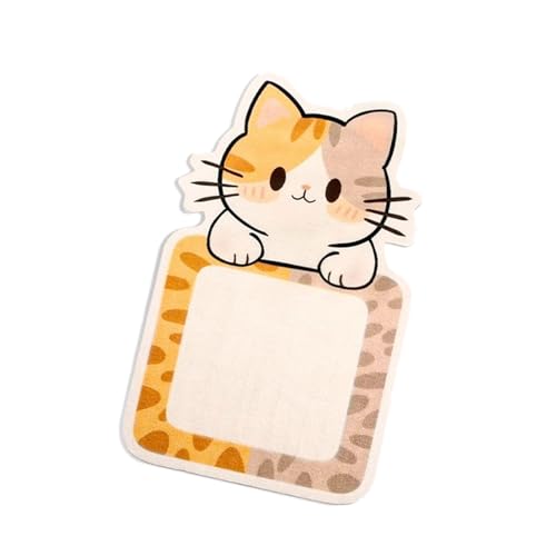 INSEOWI Selbstklebende Wandunterlage aus Filz, Möbelschutz, kein Ausfallen und Rückstände, Cartoon-Kätzchen-Design, Katzenmatte von INSEOWI