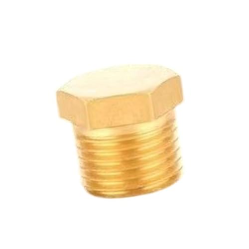 Messing Sechskant Endkappen Stecker Rohr Sanitär Fitting Adapter Außengewinde Kupplung Verbinder Universal Rohrverschraubung Außengewinde Kupplung von INSEOWI