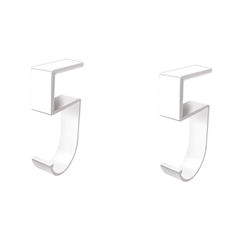 Multifunktionaler Schreibtisch-Haken-Organizer, gute Aluminium-Konstruktion, einfache Installation, große Jacken, Zubehör, einfach zu installieren, Schreibtischhaken von INSEOWI