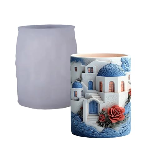 Silikonform für Schmuck-Organizer, Blumentöpfe, Heimdekoration, Gipsbecher-Form Silikonform für Schmuck-Organizer, Blumentöpfe, Heimdekoration, Gipsbecher-Form von INSEOWI