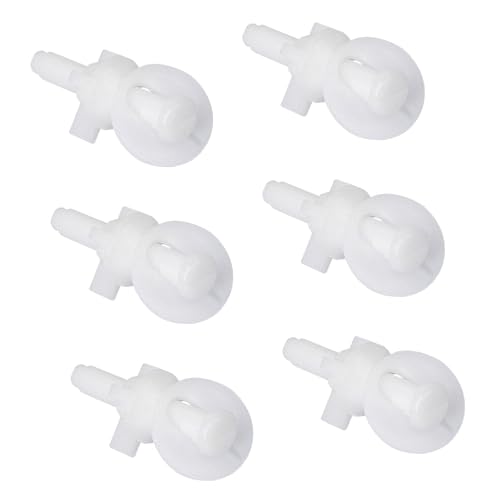 Toilettensitzstabilisator Set Plastikschrauben Nicht Schlupfbefestigungssysteme Stabilisierungslösung 6pcs Für Badevorrichtungen Toilettenmontageschrauben von INSEOWI