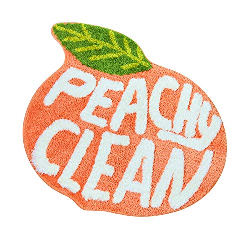 Peach Clean Badematte, Badezimmer Dekor Bereich Teppich Peachy, Weich & Saugfähig Plüsch Korallen Stoff, auch für Schlafzimmer Kinderzimmer, rutschfest waschbar von INSHERE