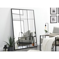 Spiegel Fenster Industriell - Eisen - 105 x 150 cm - Schwarz - BELLAGIO Spiegel Fenster Industriell - Eisen - 105 x 150 cm - Schwarz - BELLAGIO von Vente-unique