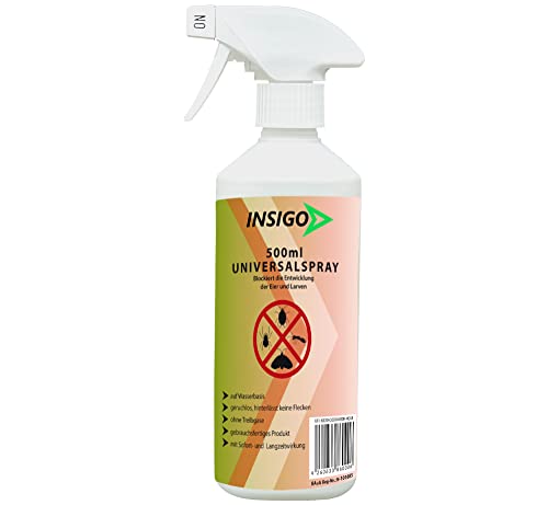 INSIGO 500ml Universal Insektenspray - Hochwirksamer Insektenschutz Mit schnell- & Langzeitwirkung, auf Wasserbasis von INSIGO