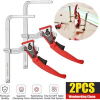 2tlg 20mm Bankhaken Halteklammern Edelstahl MFT Tisch T-Nut Führungsschienen-System Klemmen 2tlg 20mm Bankhaken Halteklammern Edelstahl MFT Tisch T-Nut Führungsschienen-System Klemmen von INSMA