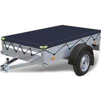 600D Anhängerplane 215x125x13cm mit 4 blauen elastischen Kordeln 600D Anhängerplane 215x125x13cm mit 4 blauen elastischen Kordeln von INSMA