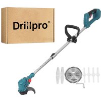 Akku-Kantentrimmer Rasentrimmer Elektro-Rasenmäher Elektro-Freischneider blau 21V 450W 12000r/min L.99-135 cm verstellbar (ohne Akku) Fantablau von INSMA