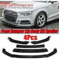 Glänzender vorderer unterer Stoßfänger-Lippen-Körpersatz Spoiler-Splitter für Audi A3 S3 2 von INSMA