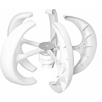 Insma - 400W 5 Blatt Windenergie Garten Vertikale Turbine Windgenerator Windkraftanlage 12V Fantablau von INSMA