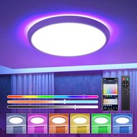 Insma - BlitzWOLF led Deckenleuchte 50W 4100LM Smart WiFi rgb cct Dimmbare Deckenleuchte Alexa Google Fantablau von INSMA