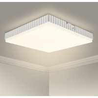 Insma - solmore led Deckenleuchte 24W, Deckenlampe 4000K 2200LM Neutralweiß IP54 Wasserfest Lampe Decke Badlampe für Badezimmer Wohnzimmer Flur Küche von INSMA