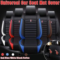 Universal-Autositzmatte atmungsaktiv PU-Leder 4 Farben (blau) von INSMA