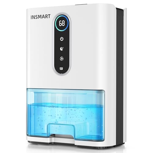 INSMART Luftentfeuchter Elektrisch, 2000 ML Tragbarer Raumentfeuchter für Zuhause, home, 7-farbiges LED-Licht Luftentfeuchter Keller, Gegen Feuchtigkeit und Luftreinigung INSMART Luftentfeuchter Elektrisch, 2000 ML Tragbarer Raumentfeuchter für Zuhause, home, 7-farbiges LED-Licht Luftentfeuchter Keller, Gegen Feuchtigkeit und Luftreinigung von INSMART