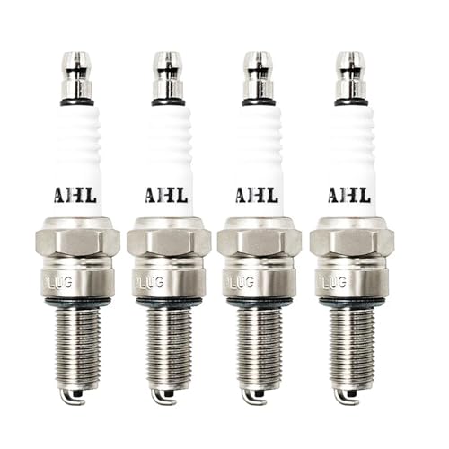 Auto- und Motorradzündkerzen kompatibel mit D8RTI D8RTC DR7EIX DR8EIX DR9EIX DPR7EIX-9 DPR8EIX-9 D6EA D7EA universal(4Pcs Nickel alloy) von INSOGZRAF