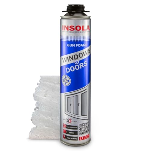 Bauschaum 1 x 750ml Pistollenschaum PU-Schaum Montageschaum INSOLA Windows & Doors Bauschaum 1 x 750ml Pistollenschaum PU-Schaum Montageschaum INSOLA Windows & Doors von INSOLA