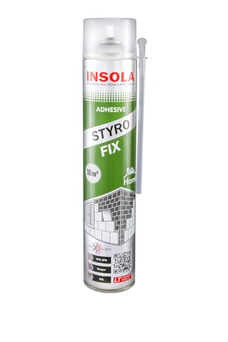 WDVS Klebeschaum 1 x 750 ml Dämmstoffkleber INSOLA Styro Fix straw. WDVS Klebeschaum 1 x 750 ml Dämmstoffkleber INSOLA Styro Fix straw. von INSOLA