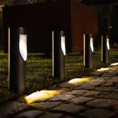 INSPINOVIA Solarleuchten 4er Set | Solarlampen für den Außenbereich | Ideal für Garten, Balkon und Terrasse (Modell 2) von INSPINOVIA