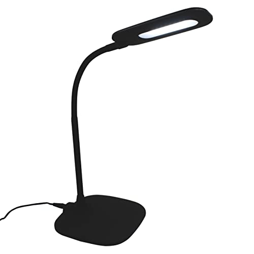 INSPIRE - MEI Schreibtischlampe - Touch- und dimmbare Lampe - LED 710LM - 6,5W - 6500K - IP20 - H55 cm - Schwarz - Kunststoff von INSPIRE