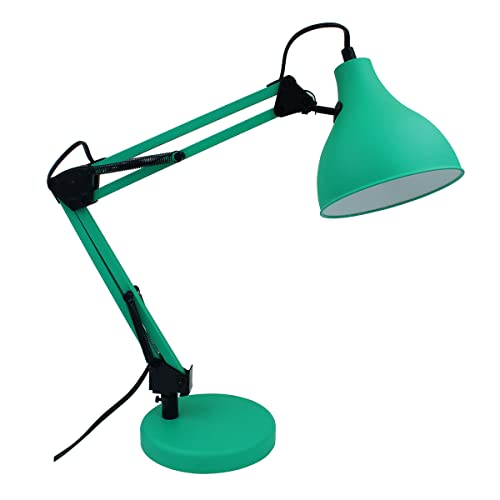 INSPIRE - Schreibtischlampe - E27 40W - H. 55 cm - Grünes Metall - ENNIS von INSPIRE