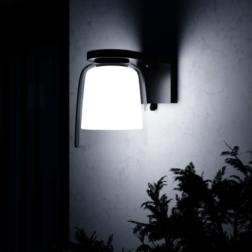 INSPIRE - Solarlampe für außen KLOCK - Led Wandleuchte - Solar Außenlampe - Dimmbar - 100/900 LM - 4000K- mit BOOSTER-Batterie - Infrarot-Fernbedienung - H.22 cm - IP44 - Anthrazit von INSPIRE