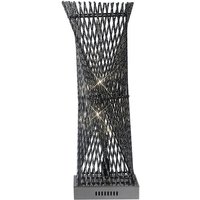 Inspired Arista Aluminium Arista Square Twisted Tischlampe 5-flammig G4, poliertes Chrom/Schwarz, NICHT LED/CFL-kompatibel Inspired Arista Aluminium Arista Square Twisted Tischlampe 5-flammig G4, poliertes Chrom/Schwarz, NICHT LED/CFL-kompatibel von INSPIRED LIGHTING