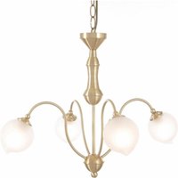 Inspired Bastia Pendelleuchte 4-flammig G9 Satingold von INSPIRED LIGHTING