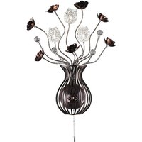 Inspired Bonita Aluminium Bonita Wandleuchte 3-flammig G4 Braun/Kristall, NICHT LED/CFL-kompatibel Inspired Bonita Aluminium Bonita Wandleuchte 3-flammig G4 Braun/Kristall, NICHT LED/CFL-kompatibel von INSPIRED LIGHTING