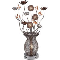 Inspired Calista Aluminium Calista Tischlampe 4-flammig G4 Braun/Kristall, NICHT LED/CFL-kompatibel Inspired Calista Aluminium Calista Tischlampe 4-flammig G4 Braun/Kristall, NICHT LED/CFL-kompatibel von INSPIRED LIGHTING