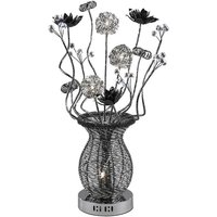 Inspired Calista Aluminium Calista Tischlampe 4-flammig G4 Schwarz/Kristall, NICHT LED/CFL-kompatibel Inspired Calista Aluminium Calista Tischlampe 4-flammig G4 Schwarz/Kristall, NICHT LED/CFL-kompatibel von INSPIRED LIGHTING