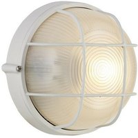 Inspired Lighting - Inspired Deco - Avon - Runde Wand, Deckenschottlampe, 1 Leuchte E27, IP44, Weiß, Glas von INSPIRED LIGHTING