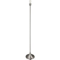 Inspired Deco - Crowne - Runde gebogene Stehleuchte ohne Schirm, Inline-Schalter, 1 Licht E27 Satin Nickel von INSPIRED LIGHTING