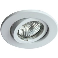 Inspired Deco - Hudson - GU10 Einstellbares Einbaudownlight Weiß (Lampe nicht im Lieferumfang enthalten) von INSPIRED LIGHTING