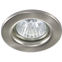 Inspired Deco - Hudson - GU10 Fixed Recessed Downlight Satin Nickel (Glühlampe nicht im Lieferumfang enthalten) von INSPIRED LIGHTING