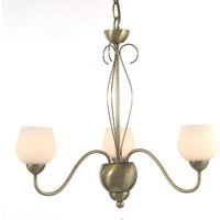Inspired Klara Pendelleuchte 3-flammig G9 Antikmessing Inspired Klara Pendelleuchte 3-flammig G9 Antikmessing von INSPIRED LIGHTING