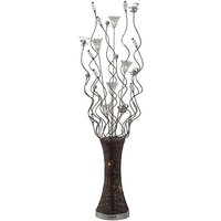 Inspired Kristal Aluminium Kristal Stehlampe 7-flammig G4, poliertes Chrom/Kaffee/Silber/Kristall, NICHT LED/CFL-kompatibel Inspired Kristal Aluminium Kristal Stehlampe 7-flammig G4, poliertes Chrom/Kaffee/Silber/Kristall, NICHT LED/CFL-kompatibel von INSPIRED LIGHTING